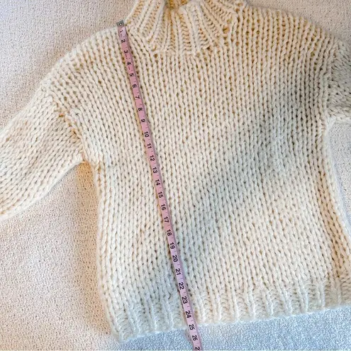 Just Female Cookie Knit Sweater Small White