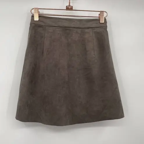 Wilfred  Free Aritzia Nescher Faux Suede Mini Skirt Size XS