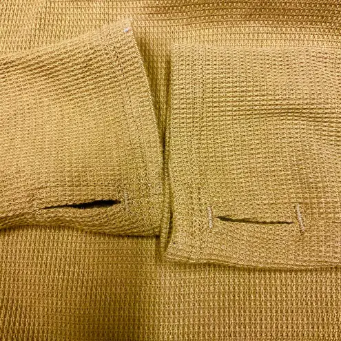 House of Harlow House of Harlow 1960 Off Shoulder Long Sleeve Waffle Knit Top Pullover Size M