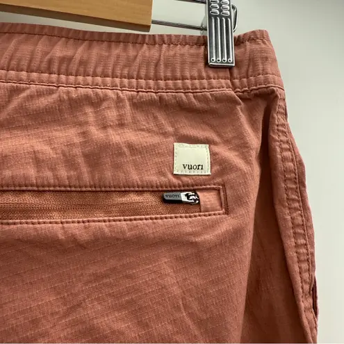 Vuori Ripstop Pant Two Way Organic Stretch Pants in Light Terracotta Sz M