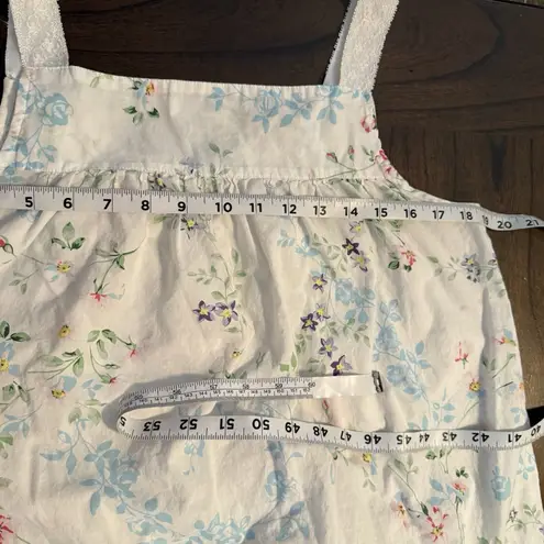 Eileen West Garden Of Dreams Nightgown Medium White Floral Cottagecore Feminine