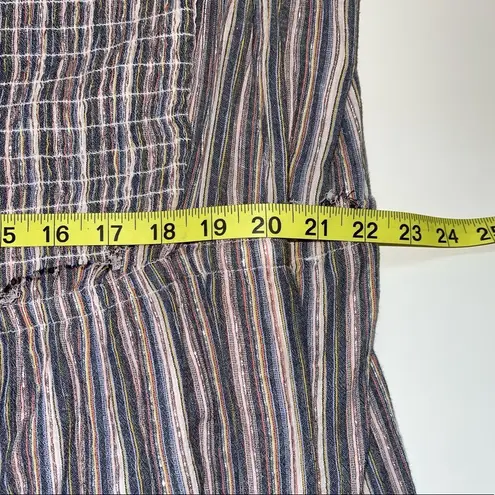 Caslon Carlita Multicolor Striped Tiered Sleeveless Maxi Dress