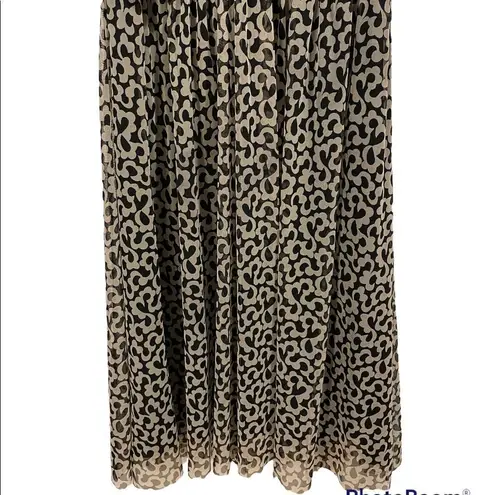 Maggy London Vintage 90s Hippie Eclectic Floral Halter Ruching Waist Mesh Dress