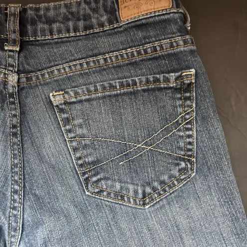 AEROPOSTALE Bayla Skinny Jeans Jrs 1/2 Reg Medium Wash Blue Stretch Denim