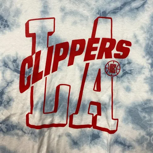 LA Clippers NBA Court Side Team Gameday Promo Tie Dye Large