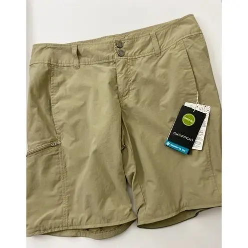 Exofficio • NWT Khaki BugsAway Sol Cool Ampario Shorts Size 8
