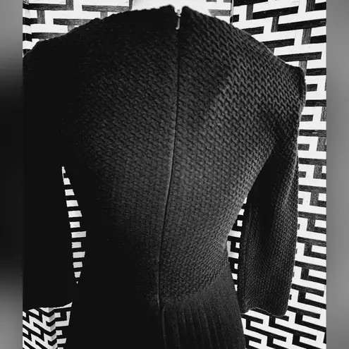 Ganni Fulton Pleated Black Dress Size XS