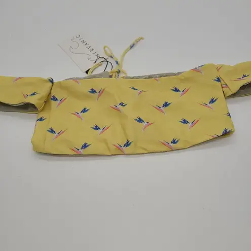 Nirvanic Swim Bikini Kehlani Top in Bird of Paradise (XS)