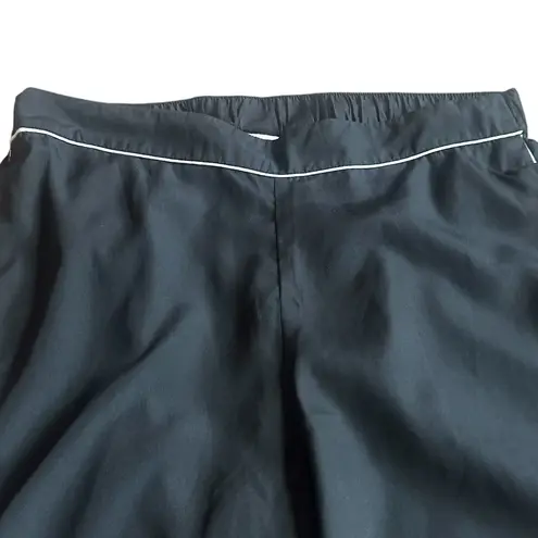 Jason Wu Black Flare Leg Pants White Side Stripe Accents Split Size Small Womens