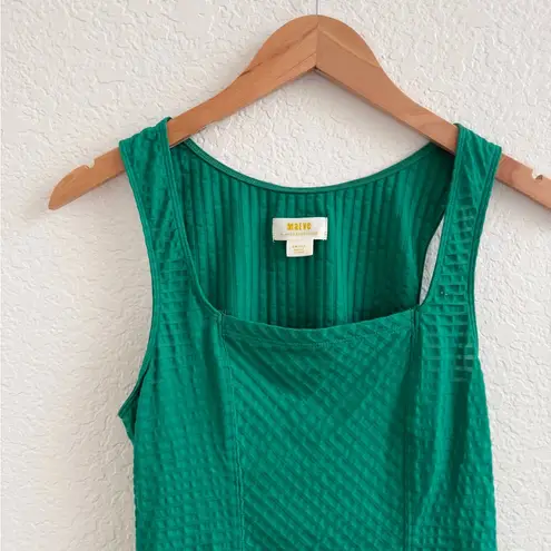Anthropologie  Maeve Green Corset Tank Top Blouse Small S