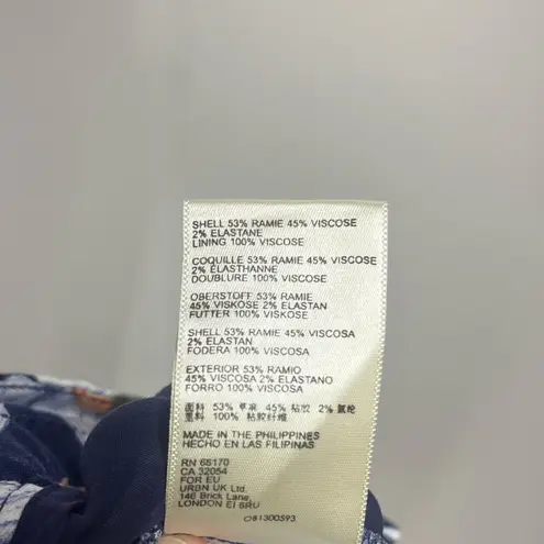 Maeve ANTHROPOLOGIE Bromeliad wide leg Pant and crop top set size 4 women’s