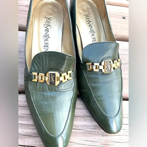 Saint Laurent YVES 🌹Stylish elegant leather shoes