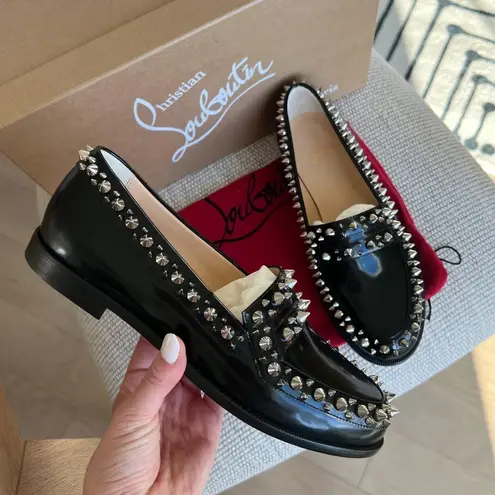 Christian Louboutin  Mattia Spikes Donna Loafers in Black