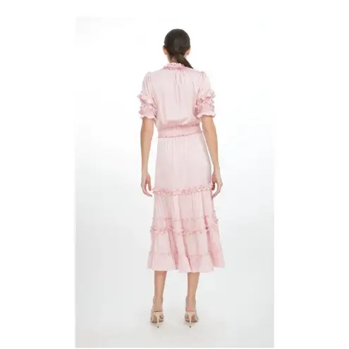 Generation Love Fleur Satin Midi Dress in White size XS