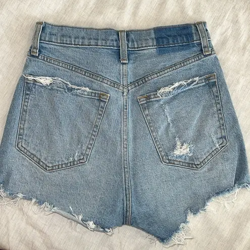 Abercrombie & Fitch  Ultra High Rise Mom Denim Jean Shorts Size 26