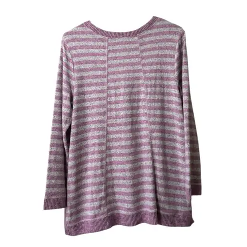 Habitat Clothes To Live In Sweater Women Size Small Soft Knit Pullover Stretch Purple