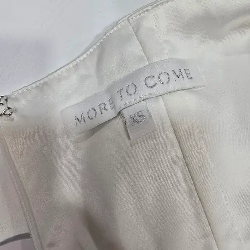 MORE TO COME Bella Off Shoulder Dress in White Size XS