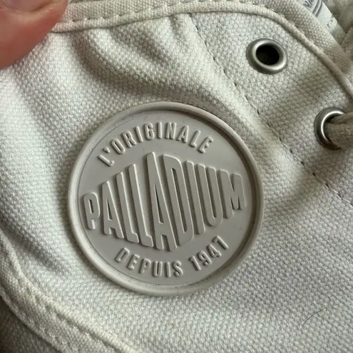 Palladium Pampa Hi Star White Chunky Lug Sole High Top Sneaker 7