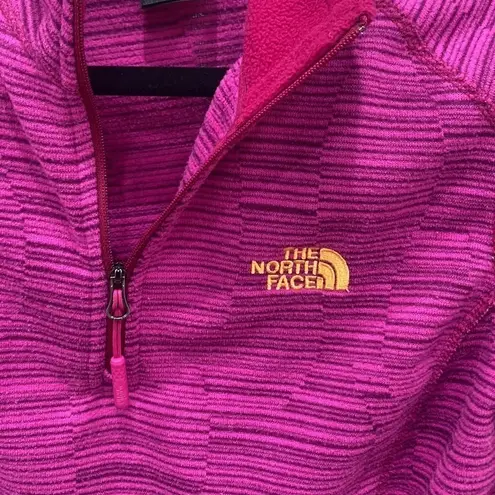 North Face Quarter Zip Pink M Size M