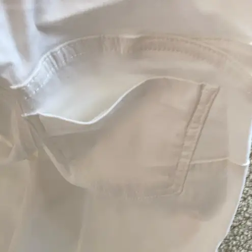 Calzedonia High Rise White Straight Leg Pants Size Small Like New Italian