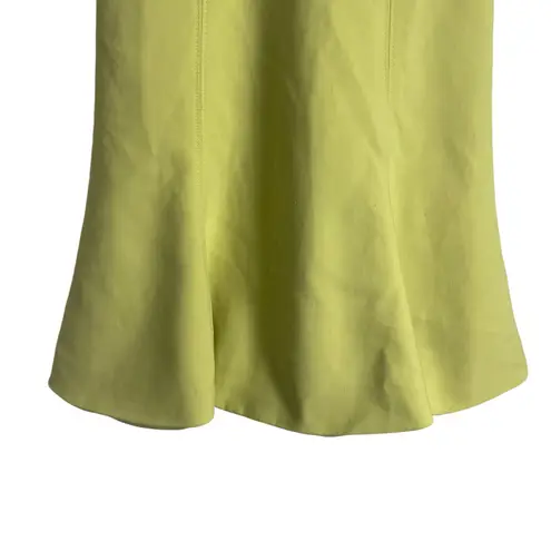 Cinq à Sept Cinq a Sept Alyssa Yellow A-Line Cut Out Short Sleeve Mini Dress Size 4