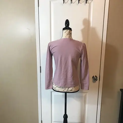 Nine & Co. Petite Lavender Blouse Medium