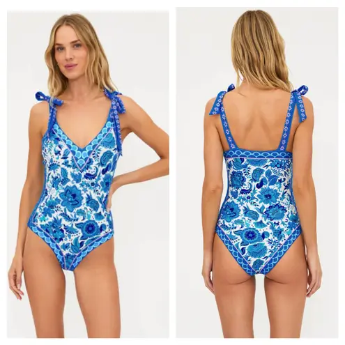 Beach Riot Akira One Piece Swimsuit Royal Riviera Blue Small