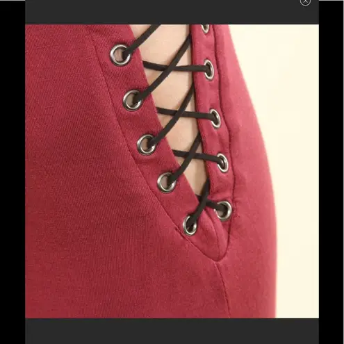 Tapered Midi Skirt avail in s,m,lg Red