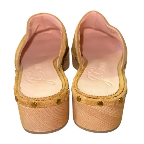 J Crew Dakota Clogs in Burnished Pecan Suede Brown Size 6.5