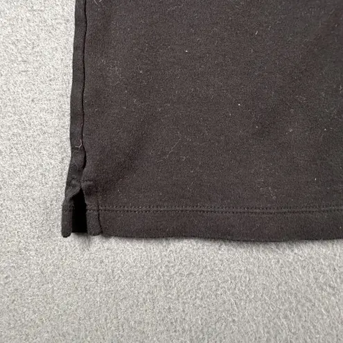 kim rogers Shirt Womens Small Black Perfectly Soft Tee Casual Short Sleeve Top