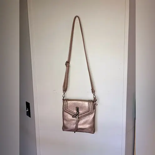 Rose Gold Crossbody Bow Purse