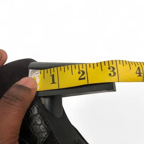 2000s y2k Goth Streetwear Emo Black fabric faux suede knee - Image 7