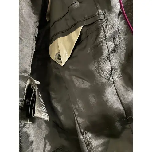 Sonia Bogner Charcoal Angora Blend Blazer size 6 Gray