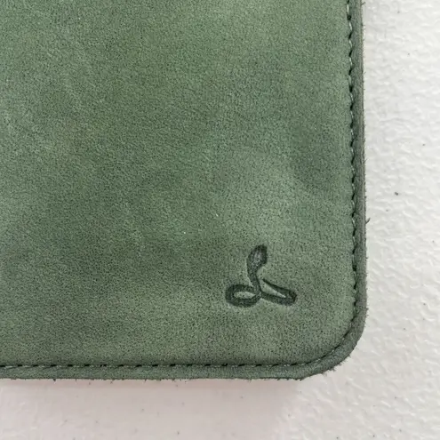 SNAKEHIVE Green Suede Leather Wallet 12 Pro Max Apple iPhone Case ID Card Holder