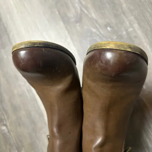 Dunes Dolly Brown Ankle Booties Size 9