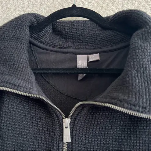 Sweaty Betty Women’s Restful Boucle Half Zip Black Sweatshirt Size 12 / XL