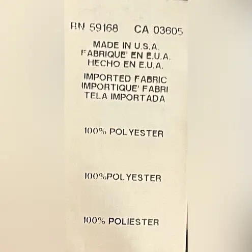 Karen Kane - Elegant Western Black and Silver Blouse Size M