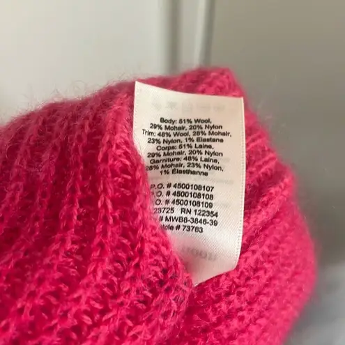 ✨Little Moon (Aritzia) Wool & Mohair Pink Sz XS Cardigan✨