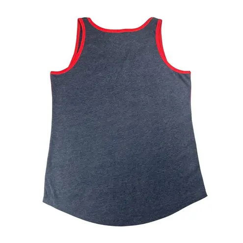 Campus Lifestyle MLB Boston Red Sox Women's Bi-blend Tank Top in Navy & Red, Large