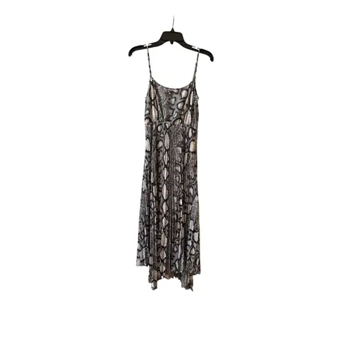 AllSaints Snake Print Midi Dress