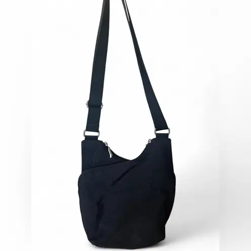 Baggallini Pocket Crossbody Bag – Black Nylon