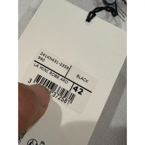 Jacquemus black viscose cocktail La Mini Robe Aro 42