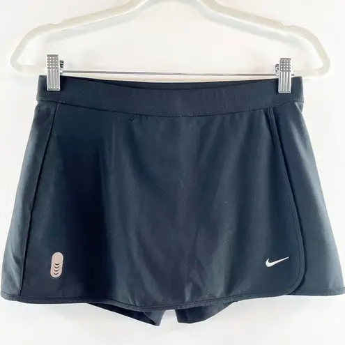 Nike  Dri Fit Solid Element Swim Boardskirt Built In Short Black 4 - 6