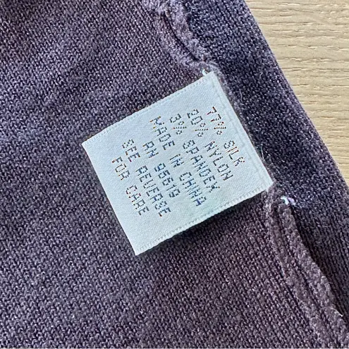 Unique Vintage Vintage 90s Y2K Silk Blend Babydoll Tank top Sz L Brown Cream Animal Print