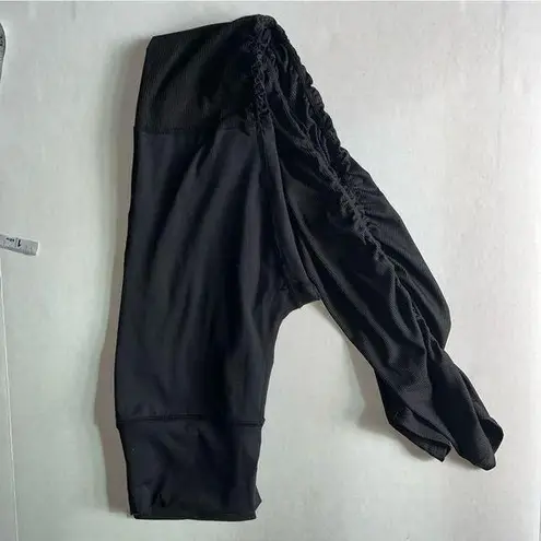 White Birch NWOT Mixed Media yoga leggings in black size small