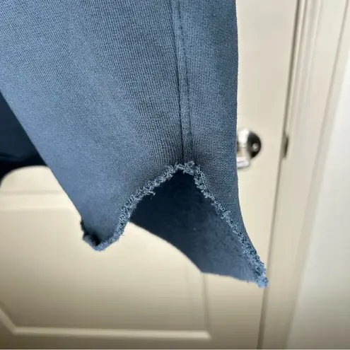 Frank & Eileen Audrey Funnel Neck Capelet Triple Fleece One Size Blue Size undefined