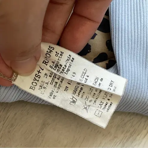 Boys + Arrows Top halter neckline bikini womens Blue xsmall swim vacation beach