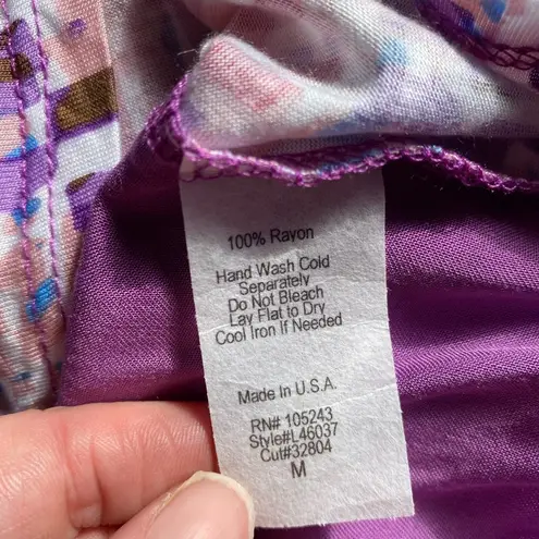 H.I.P. Vintage 90’s Short Sleeve Geo Print Purple Tee