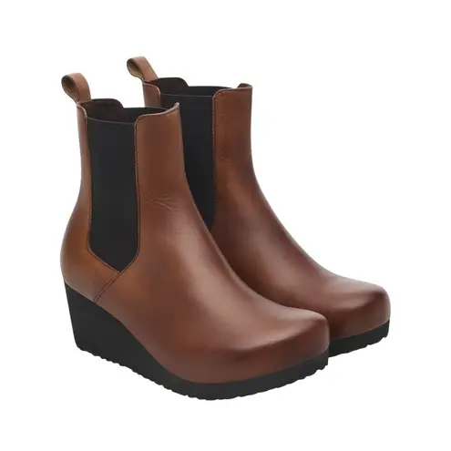 Birkenstock NWT Ebba Boot Cognac/Black. Size 36 (US 5