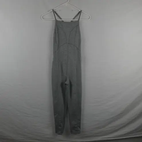 Free People  Movement Side to Side Performance Leotard Bodysuit Grey Jumpsuit XS